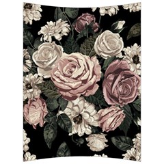 Elegant Seamless Pattern Blush Toned Rustic Flowers Back Support Cushion by Vaneshart