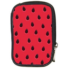 Seamless Watermelon Surface Texture Compact Camera Leather Case by Vaneshart