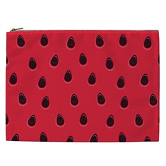Seamless Watermelon Surface Texture Cosmetic Bag (xxl) by Vaneshart