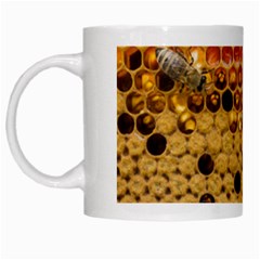 Top View Honeycomb White Mugs by Vaneshart
