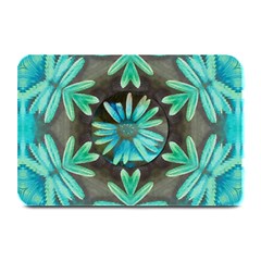 Blue Florals As A Ornate Contemplative Collage Plate Mats by pepitasart