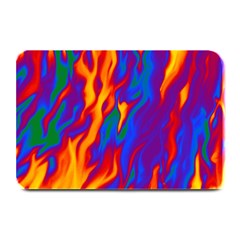 Gay Pride Abstract Smokey Shapes Plate Mats by VernenInk