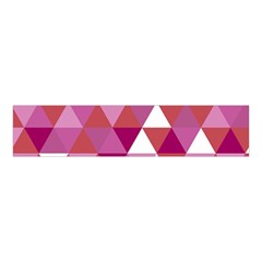 Lesbian Pride Alternating Triangles Velvet Scrunchie by VernenInk