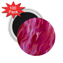Lesbian Pride Abstract Smokey Shapes 2 25  Magnets (100 Pack)  by VernenInk