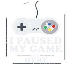 I Had To Pause My Game To Be Here Wooden Bottle Opener (round) by ChezDeesTees