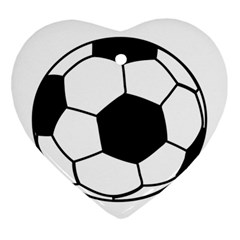 Soccer Lovers Gift Ornament (heart)