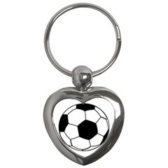 Soccer Lovers Gift Key Chain (heart) by ChezDeesTees