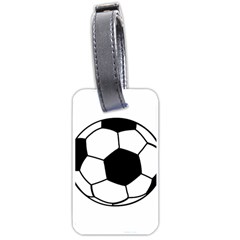 Soccer Lovers Gift Luggage Tag (two Sides) by ChezDeesTees