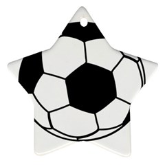 Soccer Lovers Gift Star Ornament (two Sides) by ChezDeesTees
