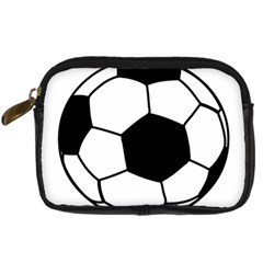 Soccer Lovers Gift Digital Camera Leather Case by ChezDeesTees