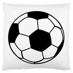 Soccer Lovers Gift Large Flano Cushion Case (one Side) by ChezDeesTees