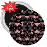 Shiny Hearts 3  Magnets (100 pack)
