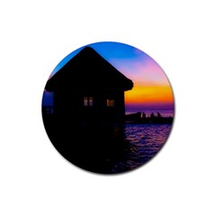 Ocean Dreaming Rubber Round Coaster (4 Pack)  by essentialimage