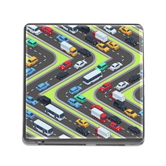 Urban-cars-seamless-texture-isometric-roads-car-traffic-seamless-pattern-with-transport-city-vector- Memory Card Reader (square 5 Slot) by Vaneshart