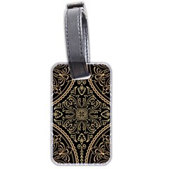 Zentangle-styled-ornament-pattern Luggage Tag (two Sides) by Vaneshart