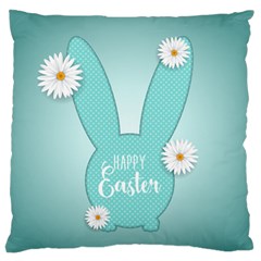Easter Bunny Cutout Background 2402 Standard Flano Cushion Case (two Sides)