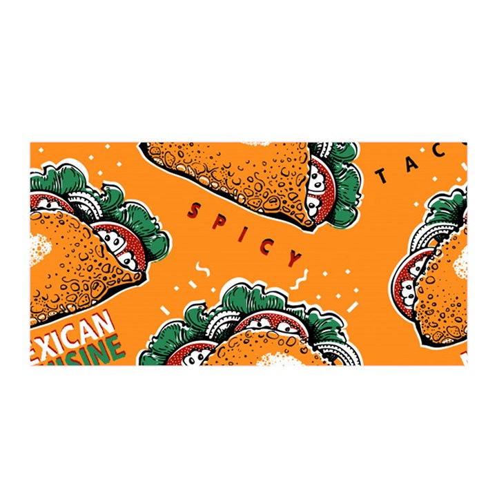 Seamless pattern with taco Satin Wrap