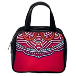 Red Mandala Classic Handbag (One Side)