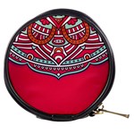 Red Mandala Mini Makeup Bag