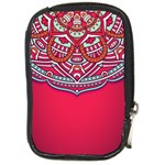 Red Mandala Compact Camera Leather Case