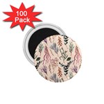 Watercolor floral seamless pattern 1.75  Magnets (100 pack) 