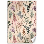 Watercolor floral seamless pattern Canvas 20  x 30 