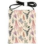 Watercolor floral seamless pattern Shoulder Sling Bag