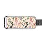 Watercolor floral seamless pattern Portable USB Flash (Two Sides)