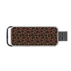 Animal Skin - Panther Or Giraffe - Africa And Savanna Portable Usb Flash (two Sides) by DinzDas