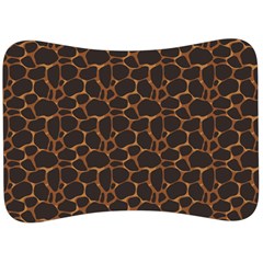 Animal Skin - Panther Or Giraffe - Africa And Savanna Velour Seat Head Rest Cushion by DinzDas