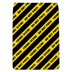 Warning Colors Yellow And Black - Police No Entrance 2 Removable Flap Cover (l) by DinzDas