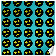 005 - Ugly Smiley With Horror Face - Scary Smiley Canvas 20  X 20  by DinzDas