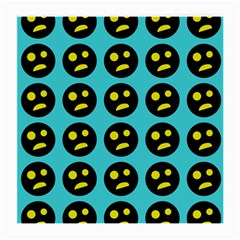 005 - Ugly Smiley With Horror Face - Scary Smiley Medium Glasses Cloth (2 Sides) by DinzDas
