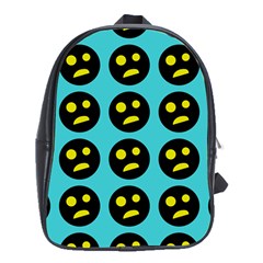 005 - Ugly Smiley With Horror Face - Scary Smiley School Bag (xl) by DinzDas