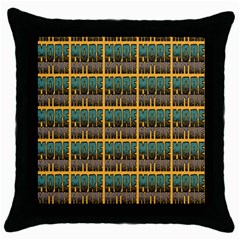 More Nature - Nature Is Important For Humans - Save Nature Throw Pillow Case (black) by DinzDas
