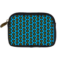 0059 Comic Head Bothered Smiley Pattern Digital Camera Leather Case by DinzDas