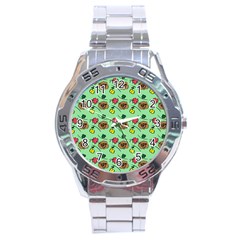 Lady Bug Fart - Nature And Insects Stainless Steel Analogue Watch by DinzDas