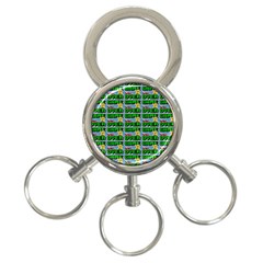 Game Over Karate And Gaming - Pixel Martial Arts 3-ring Key Chain by DinzDas