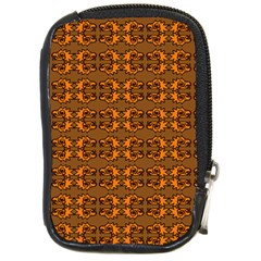 Inka Cultur Animal - Animals And Occult Religion Compact Camera Leather Case by DinzDas