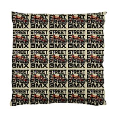 Bmx And Street Style - Urban Cycling Culture Standard Cushion Case (two Sides) by DinzDas