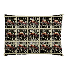 Bmx And Street Style - Urban Cycling Culture Pillow Case by DinzDas