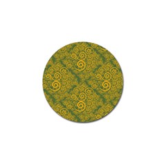 Abstract Flowers And Circle Golf Ball Marker by DinzDas