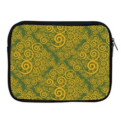 Abstract Flowers And Circle Apple Ipad 2/3/4 Zipper Cases by DinzDas