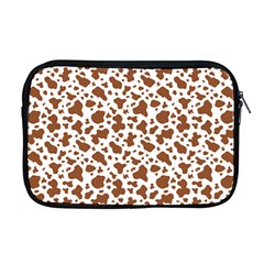 Animal Skin - Brown Cows Are Funny And Brown And White Apple Macbook Pro 17  Zipper Case by DinzDas