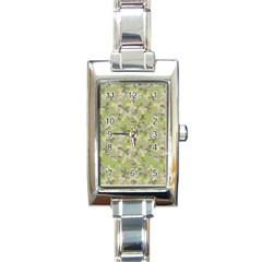 Camouflage Urban Style And Jungle Elite Fashion Rectangle Italian Charm Watch by DinzDas