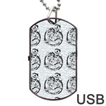 Monster Party - Hot Sexy Monster Demon With Ugly Little Monsters Dog Tag USB Flash (Two Sides)