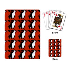  Bull In Comic Style Pattern - Mad Farming Animals Playing Cards Single Design (rectangle) by DinzDas