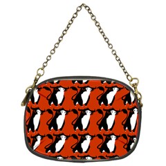  Bull In Comic Style Pattern - Mad Farming Animals Chain Purse (two Sides) by DinzDas