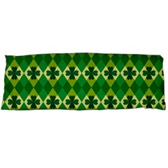 St Patricks Pattern Body Pillow Case (dakimakura) by designsbymallika