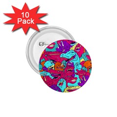 Dinos 1 75  Buttons (10 Pack) by Sobalvarro
